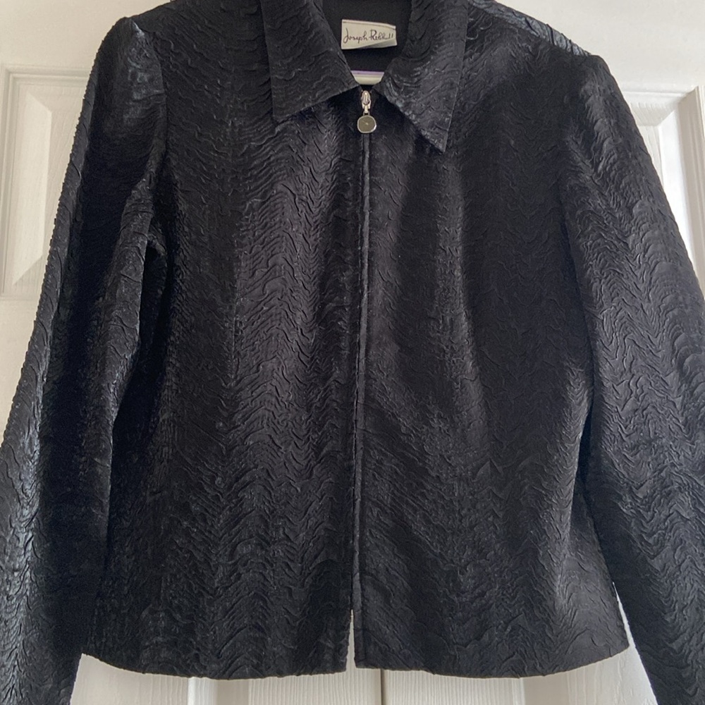 Joseph Ribkoff, elegant front zip jacket - Picture 4 of 9